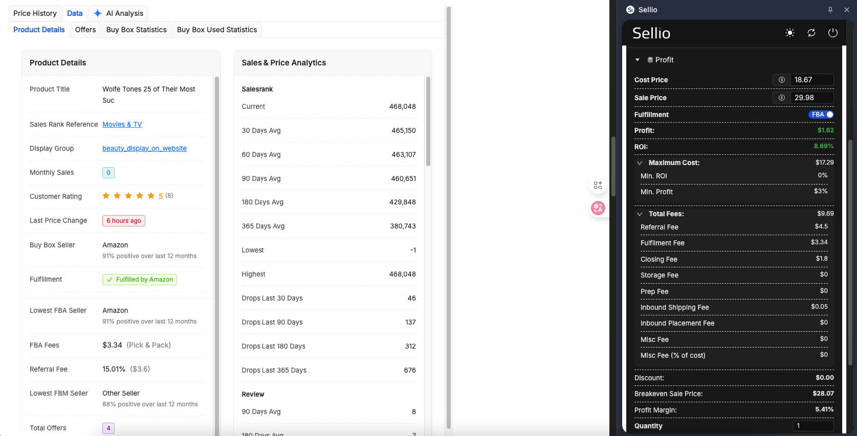 Real-Time Fee Analysis